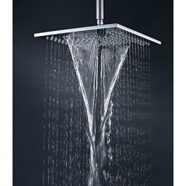 Shower Tap Contemporary Thermostatic / Rain Shower / Sidespray / Handshower Included Brass Chrome