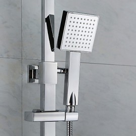 Shower Tap Contemporary Rain Shower/Handshower Included Brass Chrome