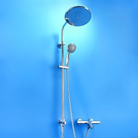 Shower Tap Contemporary Thermostatic / Rain Shower / Handshower Included Brass Chrome