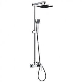 Shower Tap Contemporary Rain Shower / Handshower Included Brass Chrome