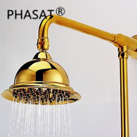 Shower Tap Antique Rain Shower / Handshower Included Brass Ti-PVD