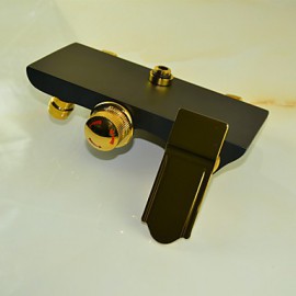 Shower Tap Traditional Handshower Included / Rain Shower Brass Ti-PVD