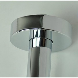 LED 8 Inch Luxury Solid Brass Concealed Thermostatic Rainfall Shower Hand Shower 6 Pcs Of Jet Spray Massage