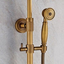 Shower Tap Traditional Rain Shower / Handshower Included Brass Antique Brass