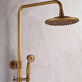 Shower Tap Traditional Rain Shower / Handshower Included Brass Antique Brass