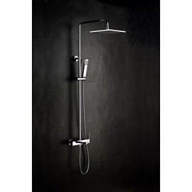 Shower Tap Contemporary Rain Shower / Handshower Included Brass Chrome