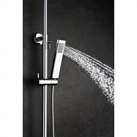 Shower Tap Contemporary Rain Shower / Handshower Included Brass Chrome