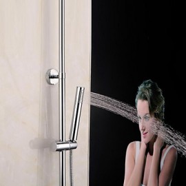 Contemporary Thermostatic Mixer Shower Tap with 8 inch Shower Head + Hand Shower