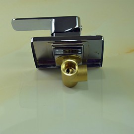 Shower Tap Contemporary Rain Shower Brass Chrome