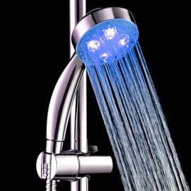 Gradually Flash Seven Colors ABS LED Color Changing Hand Shower