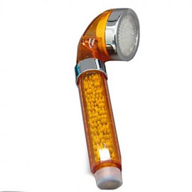 LED Temperature Detection ABS Color Negative Ion Shower Head (Automatic Color)