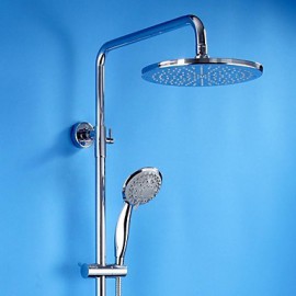 Shower Tap Contemporary Rain Shower / Handshower Included Brass Chrome