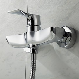 Shower Tap Centerset / Wall Mount with Chrome Single Handle Two Holes