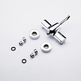 Shower Tap Centerset with Chrome Single Handle Two Holes