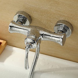 Shower Tap Centerset / Wall Mount with Chrome Single Handle Two Holes