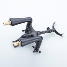 Bathtub Tap - Traditional - Handshower Included - Brass (Oil-rubbed Bronze)