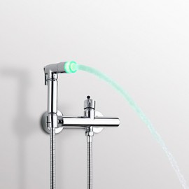 Water-saving High Pressure LED  Bidet Sprayer Handheld Bidet for toilet, Chrome