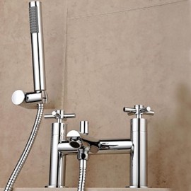 Shower Tap / Bathtub Tap - Contemporary Brass (Chrome)