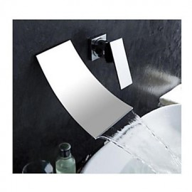 Bathtub Tap - Contemporary - Waterfall - Brass (Chrome)