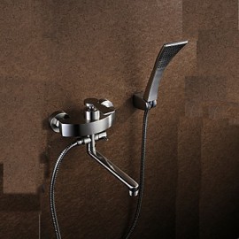 Shower Tap - Contemporary - Handshower Included - Brass (Chrome)