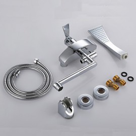 Shower Tap - Contemporary - Handshower Included - Brass (Chrome)