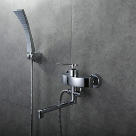 Shower Tap - Contemporary - Handshower Included - Brass (Chrome)