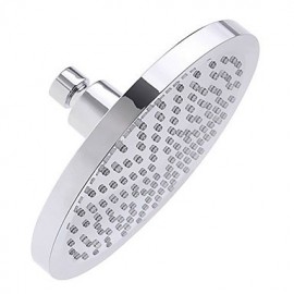 Chrome Finish Round 3 Colors Temperature-controlled LED Shower Head