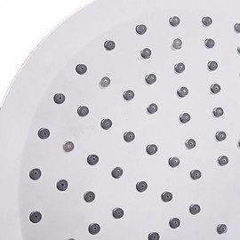 Chrome Finish Round 3 Colors Temperature-controlled LED Shower Head