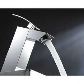 Aquafaucet Single Handle Bathroom Vanity Sink Vessel Faucet With Lavatory Mixer Tap Chrome