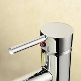 Bathroom Sink Faucet Diamond Shape Single Handle Chrome Finished Solid Brass Faucet