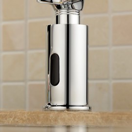 Bathroom Sink Faucet In Contemporary Design Cold Sensor Chrome Finish Faucet