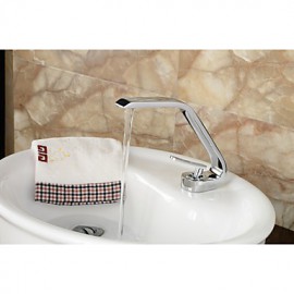 Bathroom Sink Faucet In Contemporary Style Single Handle One Hole Faucet