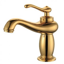 Bathroom Sink Faucet With Antique Brass Finish Antique Design Faucet