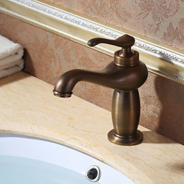 Bathroom Sink Faucet With Antique Brass Finish Antique Design Faucet