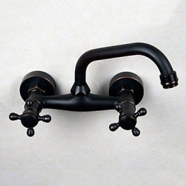 Bathroom Sink Faucet Antique Brass Oil-Rubbed Bronze