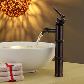 Bathroom Sink Faucet Art Deco / Retro Brass Oil-Rubbed Bronze