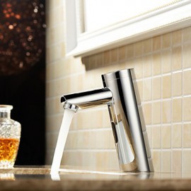 Bathroom Sink Faucet Contemporary Touch/Touchless Brass Chrome