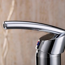 Bathroom Sink Faucet Countertop Brass Chrome