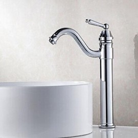 Contemporary Brass Basin (Chrome Finish)