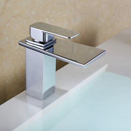 Contemporary Waterfall Brass Chrome