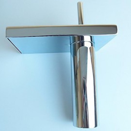 Contemporary Waterfall Brass Chrome