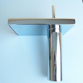 Contemporary Waterfall Brass Chrome