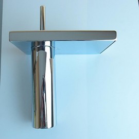 Contemporary Waterfall Brass Chrome