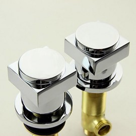 Contemporary Waterfall Brass Chrome