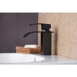 Contemporary Waterfall Brass Oil-Rubbed Bronze