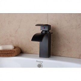 Contemporary Waterfall Brass Oil-Rubbed Bronze