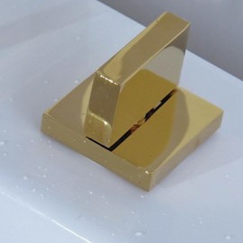 Contemporary Waterfall Brass Ti-Pvd