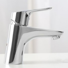 Enzorodi Bathroom Basin Sink Faucet Tap 1-Handle Brass Chrome