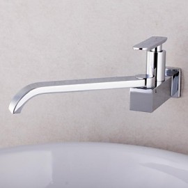 High Quality 360 Rotation Single-Tube Kitchen Tap Faucet Chrome Sink Cold Tap Single Handle Faucet