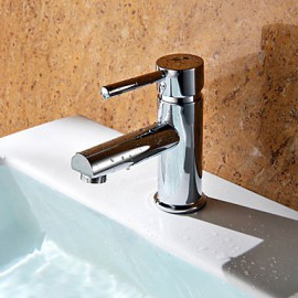 High Quality Chrome Finish Brass Sink Faucet - Silver